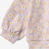 Wheat Main Sweatshirt L/S Lia Sweatshirt 2425 lavender daisies