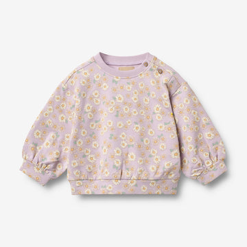 Wheat Main Sweatshirt L/S Lia Sweatshirt 2425 lavender daisies