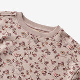 Wheat Main Sweatshirt L/S Lia Sweatshirts 1136 dry rose flower vine