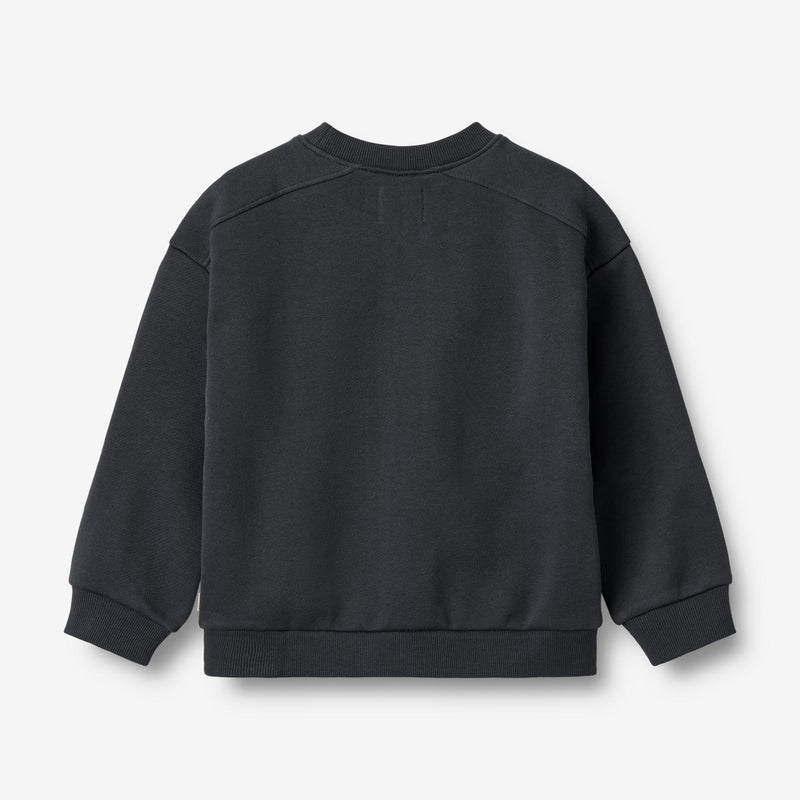 Wheat Main Sweatshirt L/S Sander Sweatshirt 1432 navy