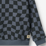Wheat Main Sweatshirt L/S Sandro Sweatshirt 1311 navy blue check