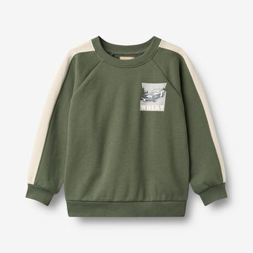 Wheat Main Sweatshirt L/S Zac Sweatshirt 9690 thyme