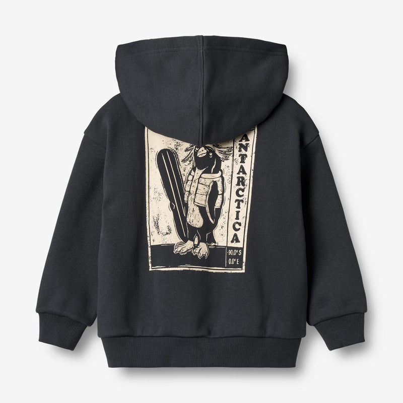 Wheat Main Sweatshirt L/S Zip Francis Sweatshirt 1432 navy