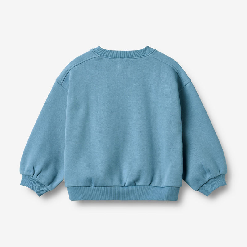 Wheat Main Sweatshirt L/S embroidery Eliza Sweatshirt 9575 winter blue