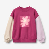 Wheat Main Sweatshirt L/S print Elliot Sweatshirt 9702 magenta