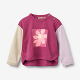 Wheat Main Sweatshirt L/S print Emery Sweatshirt 9702 magenta