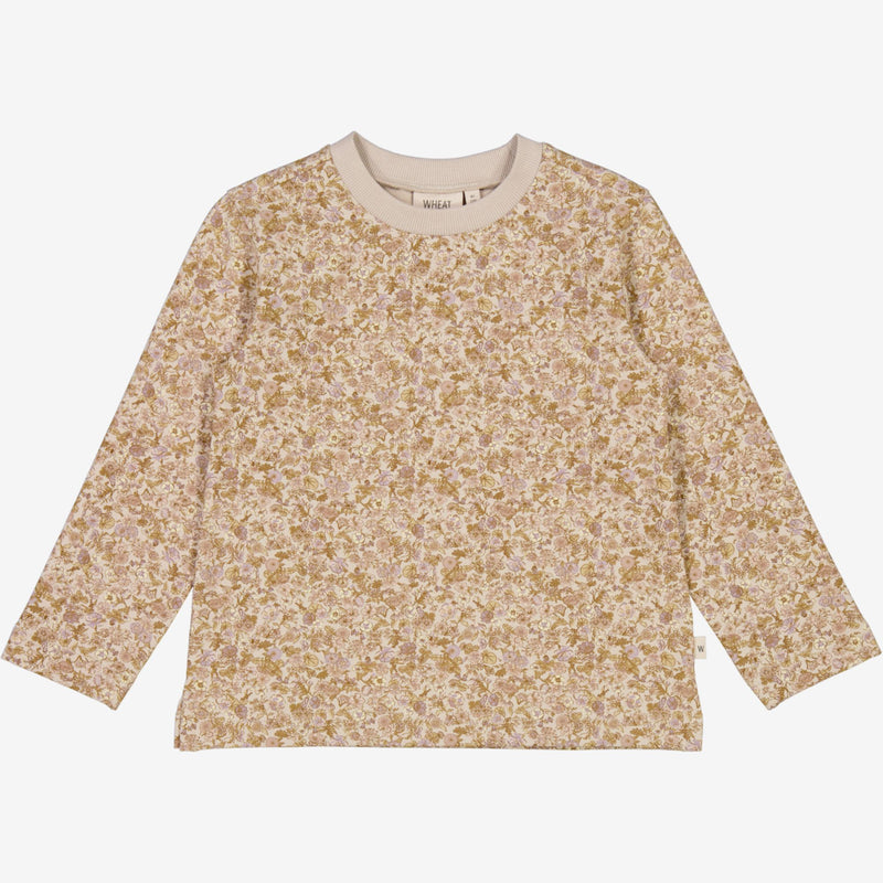 Wheat Main Sweatshirt Linea Sweatshirts 1355 pale lilac flower field