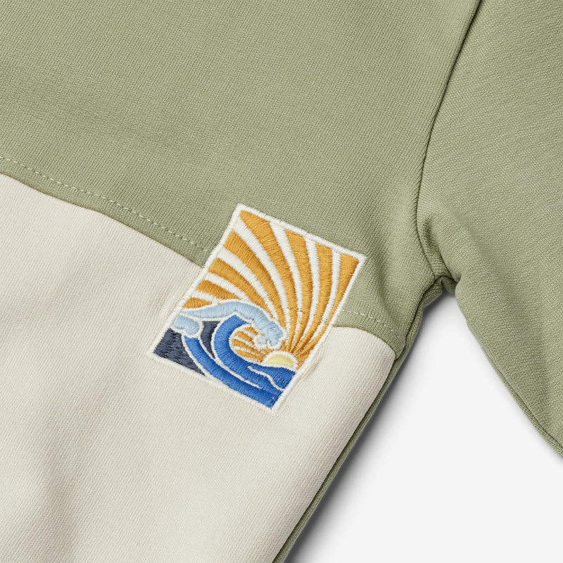 Wheat Main Sweatshirt Steff Sweatshirt 1145 green tea