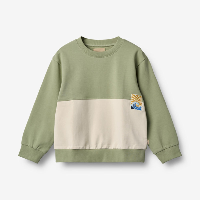 Wheat Main Sweatshirt Steff Sweatshirt 1145 green tea