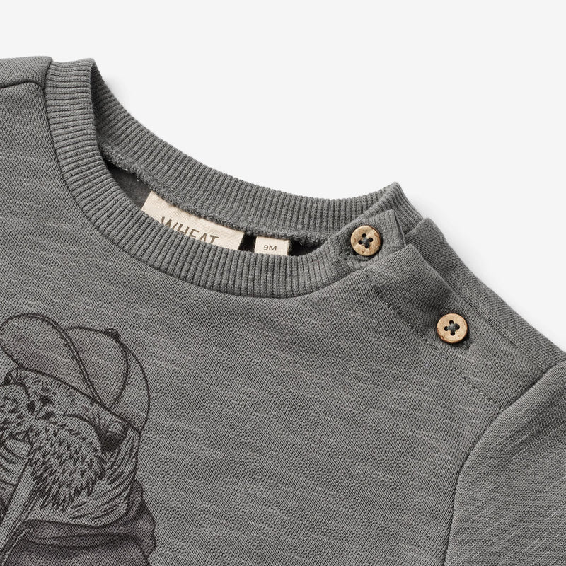 Wheat Main Sweatshirt Walrus | Baby Sweatshirts 1525 autumn sky