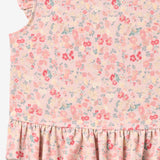 Wheat Main Swim Set 2-piece Alma Set 2526 powder flowers and seashells