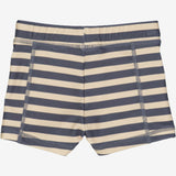 Wheat Swim Shorts Ulrik Swimwear 1073 ink stripe