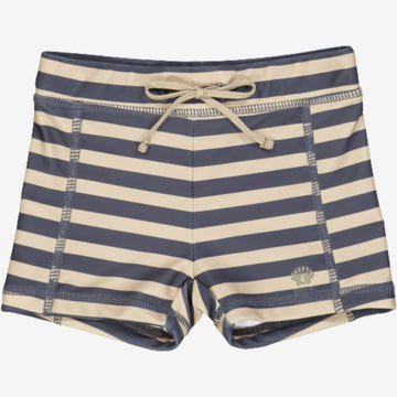 Wheat Main Swim Shorts Ulrik Swimwear 1073 ink stripe