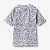 Wheat Main Swim T-Shirt S/S Jackie Swimwear 1301 blue flower meadow