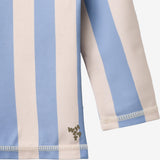 Wheat Main Swim T-shirt L/S Dilan T-Shirt 9732 bold blue stripe