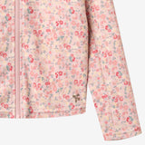 Wheat Main Swim T-shirt L/S Zip Ada T-Shirt 2526 powder flowers and seashells