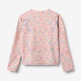 Wheat Main Swim T-shirt L/S Zip Ada T-Shirt 9650 pink heart flowers