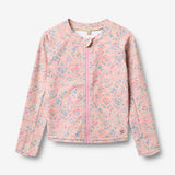 Wheat Main Swim T-shirt L/S Zip Ada T-Shirt 9650 pink heart flowers