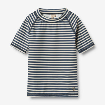 Wheat Main Swim T-shirt S/S Jackie T-Shirt 1048 blue stripe
