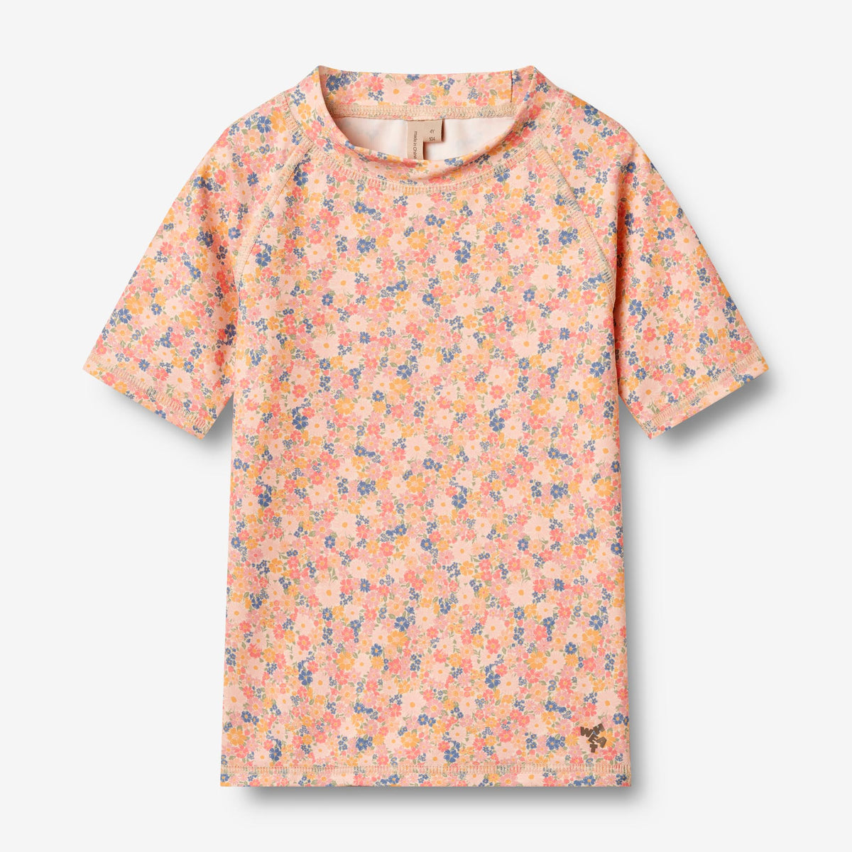 Swim T-shirt S/S Jackie multi flowers –