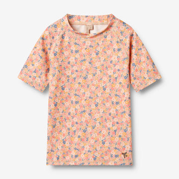 Wheat Main Swim T-shirt S/S Jackie T-Shirt 9045 multi flowers