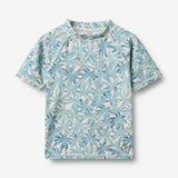 Wheat Main Swim T-shirt S/S Jackie T-Shirt 9635 blue palm