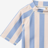 Wheat Main Swim T-shirt S/S Jackie T-Shirt 9732 bold blue stripe