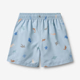Wheat Main Swim Trunk Hansi Shorts 1235 soft blue sea life