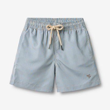 Wheat Main Swim Trunk Hansi Swimwear 9580 blue swim stripe
