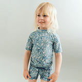 Wheat Main Swimshorts Ulrik Shorts 9635 blue palm