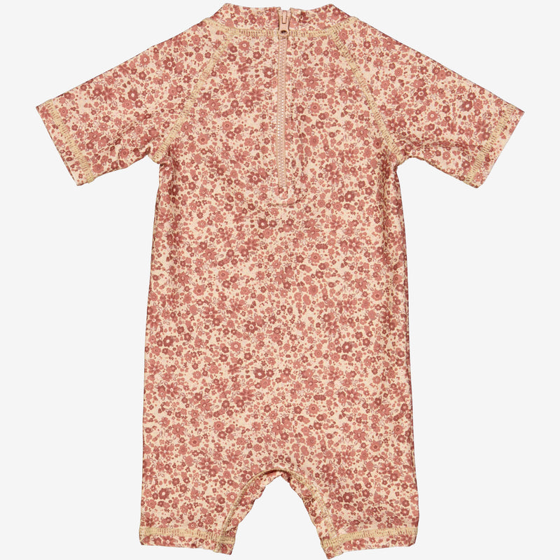 Wheat Swimsuit Cas | Baby Swimwear 2073 red flower meadow