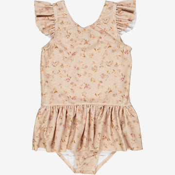 Wheat Main Swimsuit Diddi Swimwear 1492 purple poppy flowers