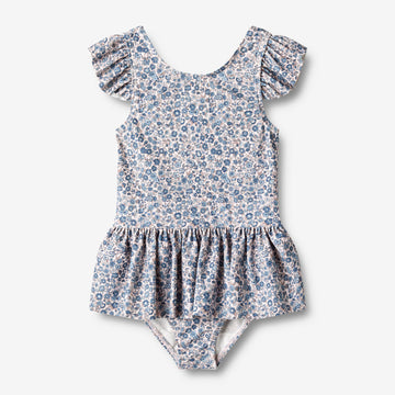Wheat Main Swimsuit Diddi Swimwear 1301 blue flower meadow