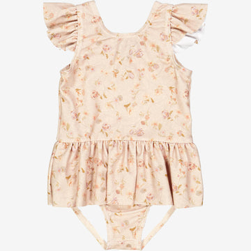 Wheat Main Swimsuit Diddi | Baby Swimwear 1492 purple poppy flowers