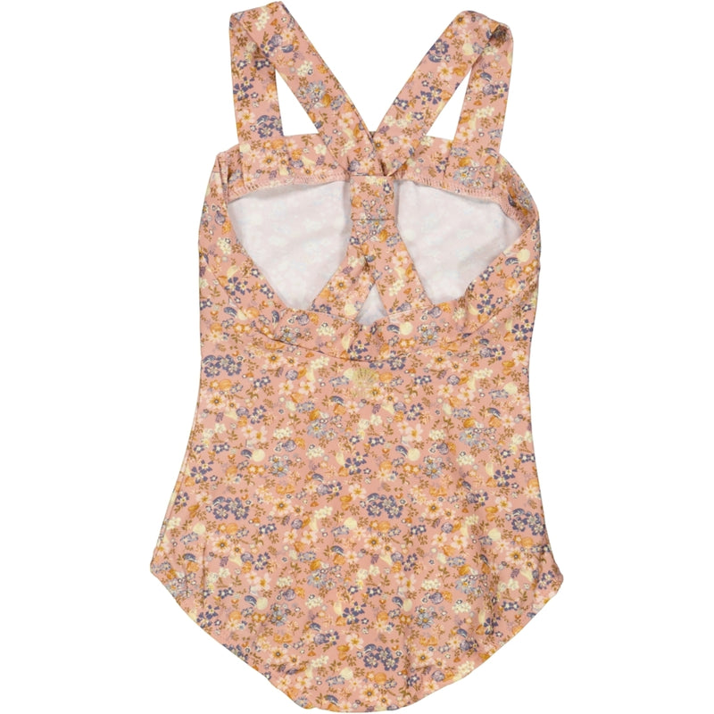 Swimsuit Doris - flowers and seashells