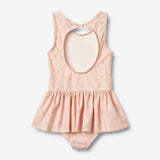Wheat Main Swimsuit Erna Swimsuit 9450 powder checked flowers