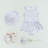 Wheat Main Swimsuit Erna Swimsuit 9605 purple light petunias