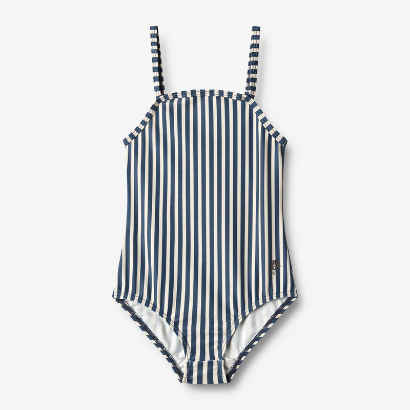 Wheat Main Swimsuit Manon Swimwear 1325 indigo stripe