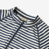 Wheat Main Swimsuit S/S Cas Swimsuit 1048 blue stripe