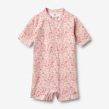 Wheat Main Swimsuit S/S Cas Swimsuit 2526 powder flowers and seashells