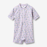 Wheat Main Swimsuit S/S Cas Swimsuit 9605 purple light petunias