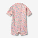 Wheat Main Swimsuit S/S Cas Swimsuit 9650 pink heart flowers