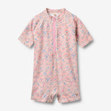 Wheat Main Swimsuit S/S Cas Swimsuit 9650 pink heart flowers