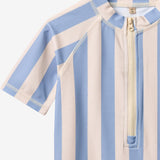 Wheat Main Swimsuit S/S Cas Swimsuit 9732 bold blue stripe