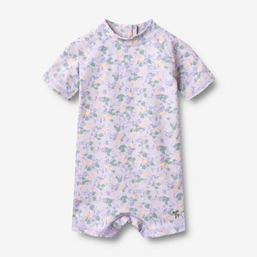 Wheat Main Swimsuit S/S Cas Swimsuit 9605 purple light petunias