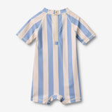 Wheat Main Swimsuit S/S Cas Swimsuit 9732 bold blue stripe