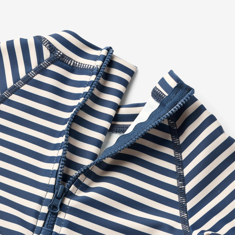 Wheat Main Swimsuit S/S Cas Swimwear 1325 indigo stripe