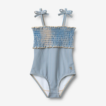 Wheat Main Swimsuit Selma Swimsuit 9580 blue swim stripe