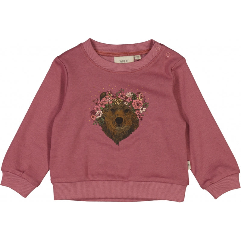 Wheat Main T-Shirt Bear Jersey Tops and T-Shirts 2110 rose brown