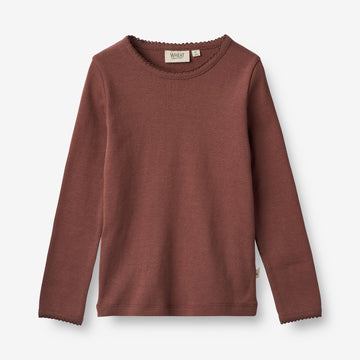Wheat Main T-Shirt Belis Jersey Tops and T-Shirts 2389 plum rose
